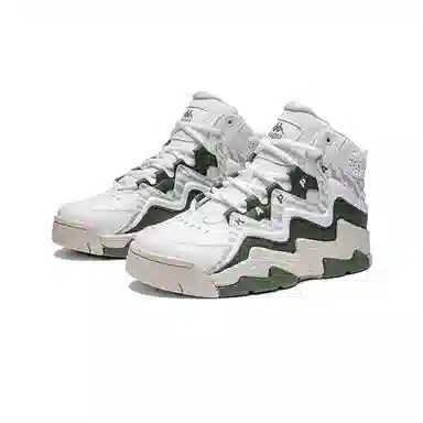Kappa Retro High-Top White Green