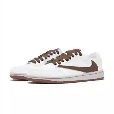 Travis Scott x Air Jordan 1 Low "White Brown"