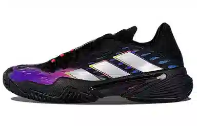 adidas Barricade 12 Black Metallic Silver Red