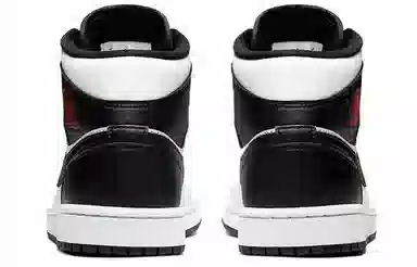 Jordan Air Jordan 1 Mid White Black Red