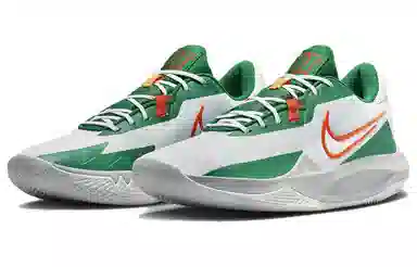 Nike Precision 6 White Green Orange