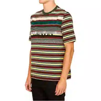Lanvin FW22 Striped Logo T-Shirt