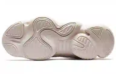 特步 潮流百搭 防滑耐磨 高帮 老爹鞋 男款 米色