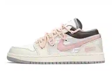 Jordan Air Jordan 1 Low GS Cream Pink