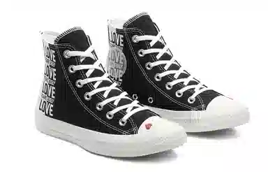 Converse Love Fearlessly Chuck Taylor All Star High Top Black