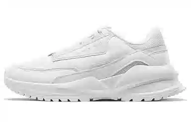 特步 耐磨防滑 低帮 老爹鞋 女款 白色