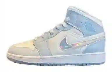 Jordan Air Jordan 1 Mid GS Blue Silver