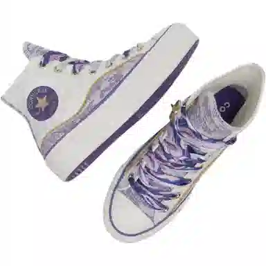 Converse All Star Lift White Purple