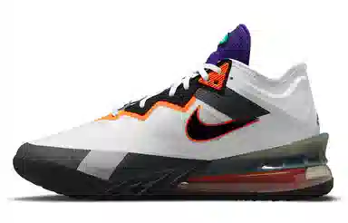 Nike LeBron 18 Low EP Black White Orange