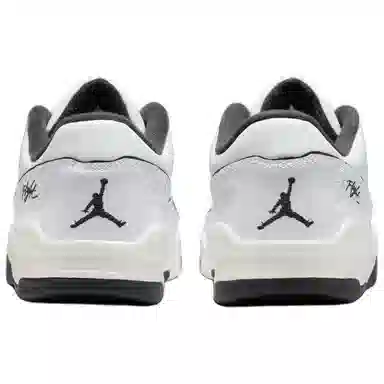 Jordan Flight Court White Black
