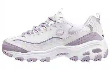 Skechers D'LITES 1.0 White Purple