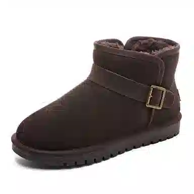Warrior Suede Snow Boots Brown