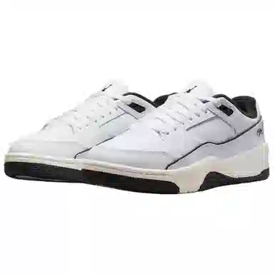 Jordan Flight Court White Black