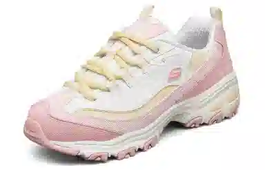 Skechers D'LITES 1.0 White Pink