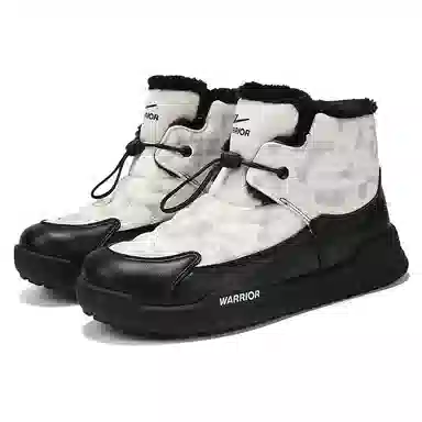 Warrior Snow Boots White Black