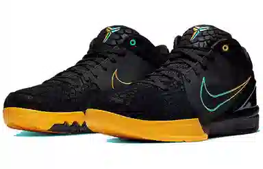 Nike Zoom Kobe 4 Black Yellow