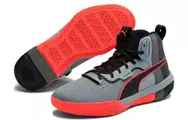 PUMA Legacy High Black Red