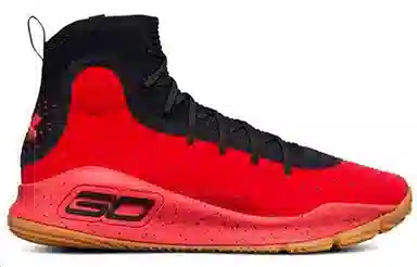 Under Armour Curry 4 Red Black Gum