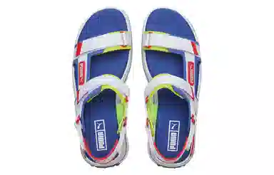 Puma Future Rider Sandal Game On White Blue
