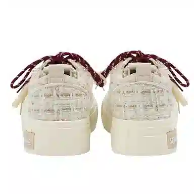 KAALIXTO Pearl Mirage Canvas Sneakers Beige