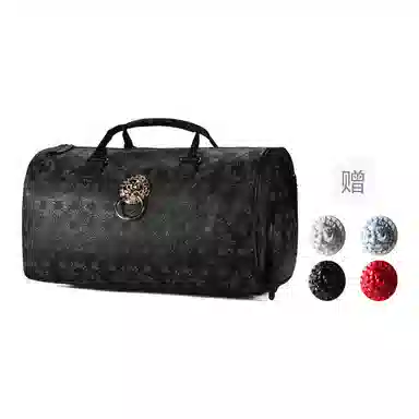 Chusan Lion Head Embroidered Gym Bag