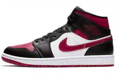 Jordan Air Jordan 1 Mid Black Red White