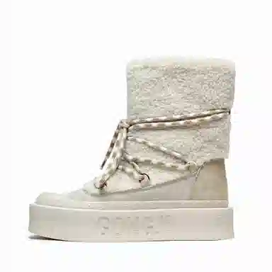 GONGJI Snow Boots White