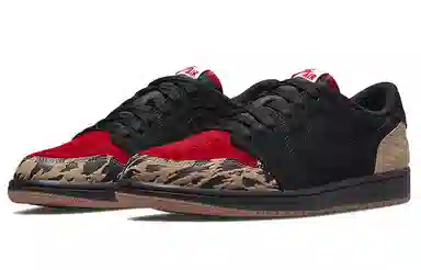 SoleFly x Air Jordan 1 Low OG "Black and Sport Red"