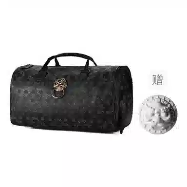 Chusan Lion Head Embroidered Gym Bag