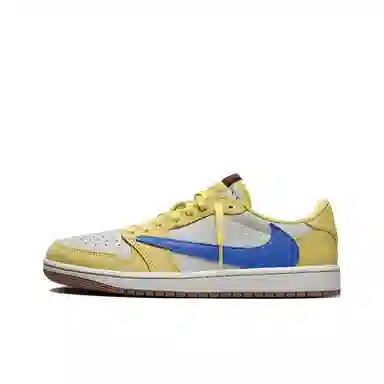 Travis Scott x Air Jordan 1 Low "Yellow Pink"