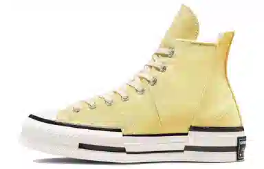 Converse 1970s Chuck Taylor All Star Plus High Top Pale Yellow