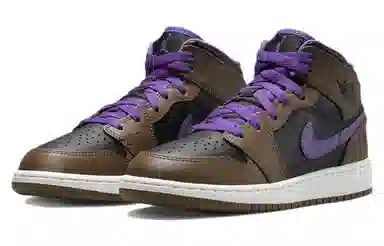 Jordan Air Jordan 1 Mid Black Brown