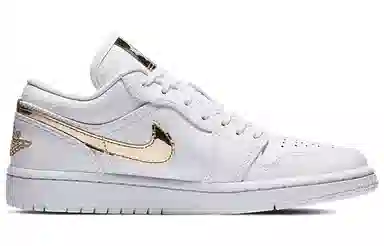 Jordan Air Jordan 1 Low White Gold