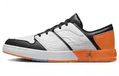 Jordan Nu Retro 1 Low White Black Orange