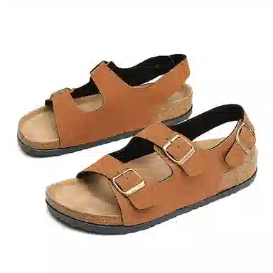 MUSNODO Cork Retro Sandals
