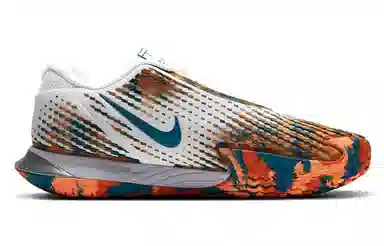 Nike Air Zoom Vapor Cage 4 HC White Silver Orange