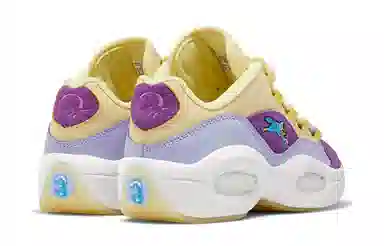 BBC Ice Cream x Reebok Question Low Purple Yellow