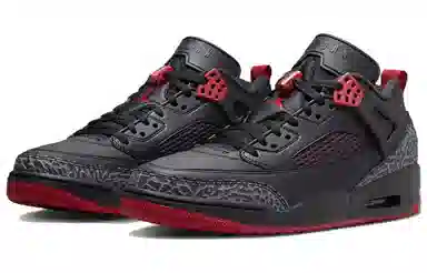 Jordan Spizike Low Black Red