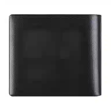 歌若拉 商务时尚简约三色设计 头层牛皮 钱包 常规 男款 黑色