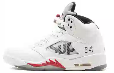 Supreme x Air Jordan 5 Retro White