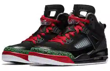 Jordan Spizike Black Varsity Red