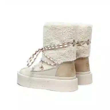 GONGJI Snow Boots White