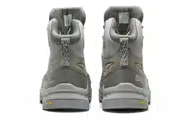 Jack Wolfskin Hiking Boots High Top Waterproof Breathable Gray Yellow