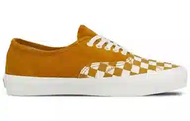 Vans OG Authentic LX Brown White Checkerboard