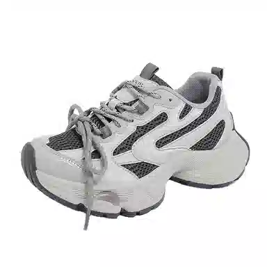 TELENT Mesh Low-Top Thick Sole Sneakers