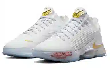 Nike Lebron 19 Low White Gold