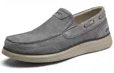 Jeep Canvas Slip-On Light Grey