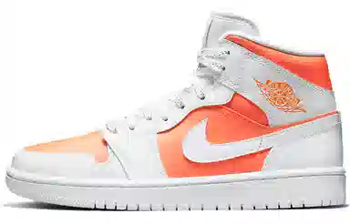 Jordan Air Jordan 1 Mid White Orange