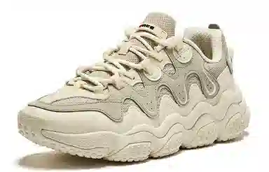 ERKE Tennis Shoes Warm Mist Grey Cotton White