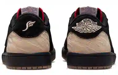 SoleFly x Air Jordan 1 Low OG "Black and Sport Red"